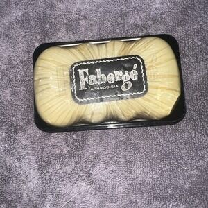 Vintage Faberge Aphrodisia Soap, 1 Bar Wrapped. Unused. No Tray‎ Top.
